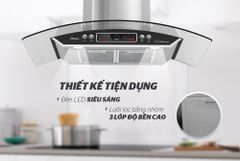 Máy hút mùi kính cong apex APB6601-90C ảnh 8