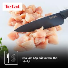 Bộ 2 dao phủ chống dính Tefal Fresh Kitchen K122S224, Santoku 12cm/đầu bếp 15cm ảnh 4