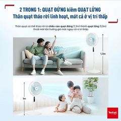 Quạt đứng Tefal TB Silence Plus VH689690/VH689990
