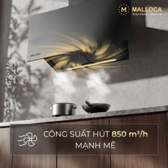 Máy hút mùi áp tường dạng chữ T Malloca MH900VTC ảnh 3