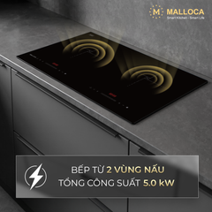 Bếp từ 2 vùng nấu 73cm Malloca EcoKitchen MIH02ECO ảnh 4
