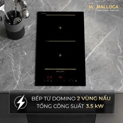 Bếp từ Domino 2 vùng nấu 30cm Flexzone Malloca MDI302FZ ảnh 5