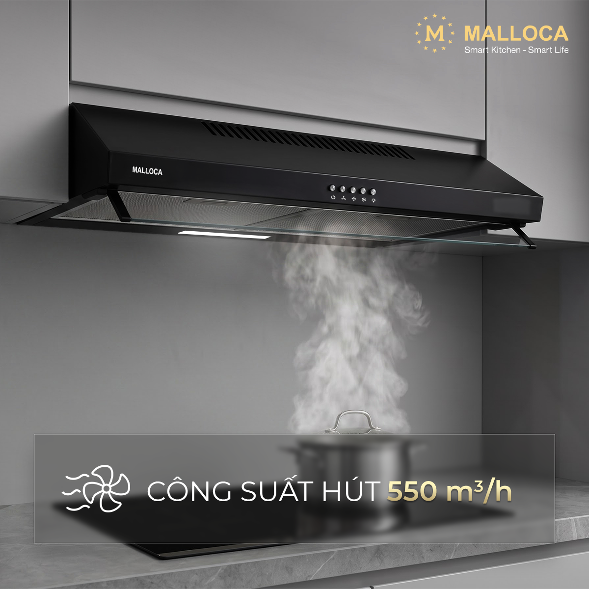 Máy hút mùi Classic 70cm Malloca H700E - H700E – lựa chọn thay thế máy cũ Máy hút mùi Classic 70cm Malloca H700E - H700E – lựa chọn thay thế máy cũ