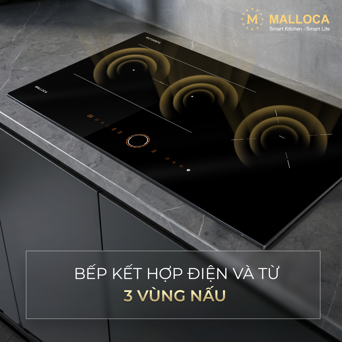 Bếp từ hồng ngoại Malloca MIR9021ES chính hãng Bếp từ hồng ngoại Malloca MIR9021ES chính hãng
