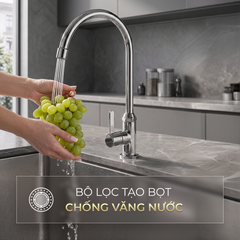 Vòi rửa chén lạnh mạ Chrome Malloca K3102CBA ảnh 4