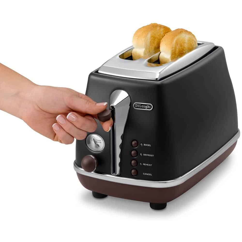 Máy Nướng Bánh Mỳ DeLonghi CTOV2103.BK – ảnh 4