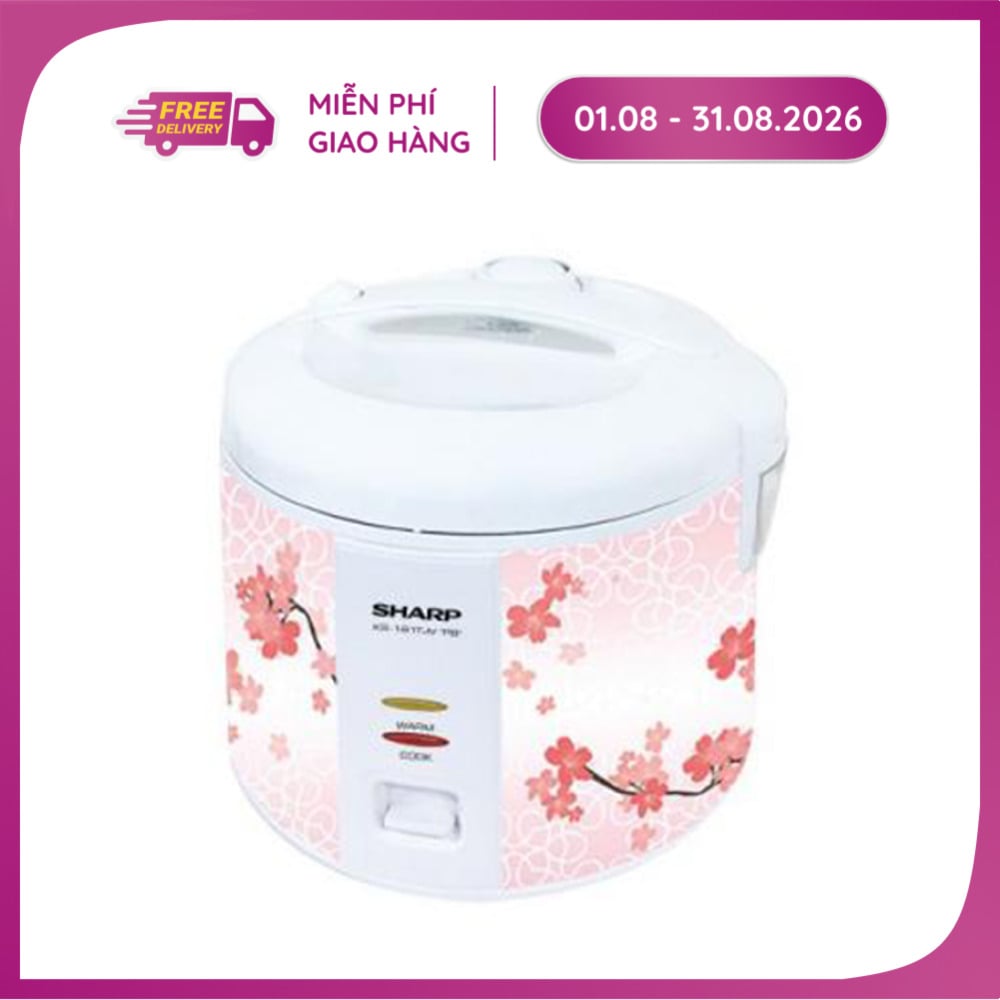 Nồi cơm điện dòng chống dính tăng cường xửng hấp Sharp 1.8 lít KS-181TJV-PB – ảnh 7