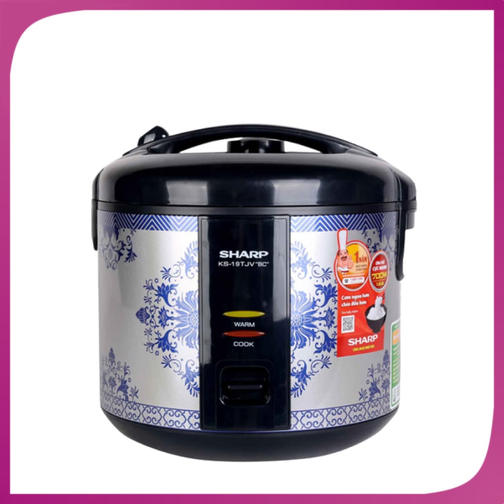 Nồi cơm điện dòng chống dính tăng cường xửng hấp Sharp 1.8 lít KS-19TJV-BC – ảnh 8