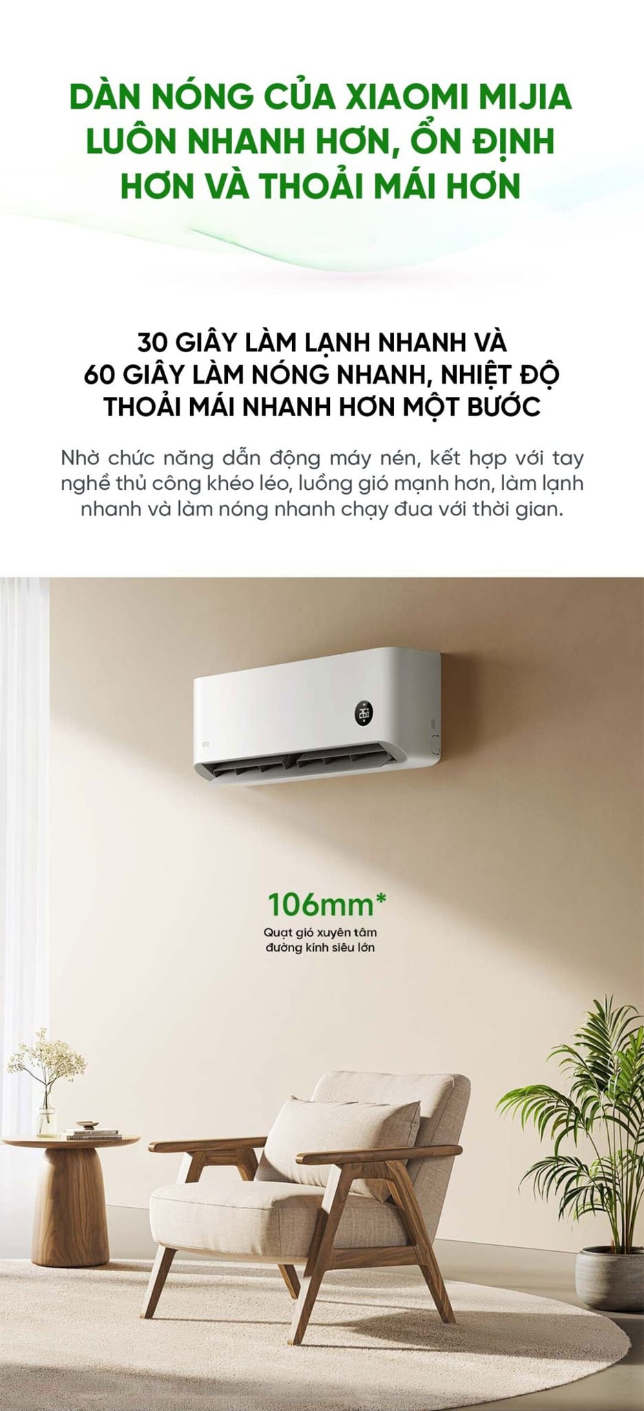 Điều hòa Xiaomi Mijia KFR-35GW/N1A1 1.5HP 2 chiều – ảnh 6