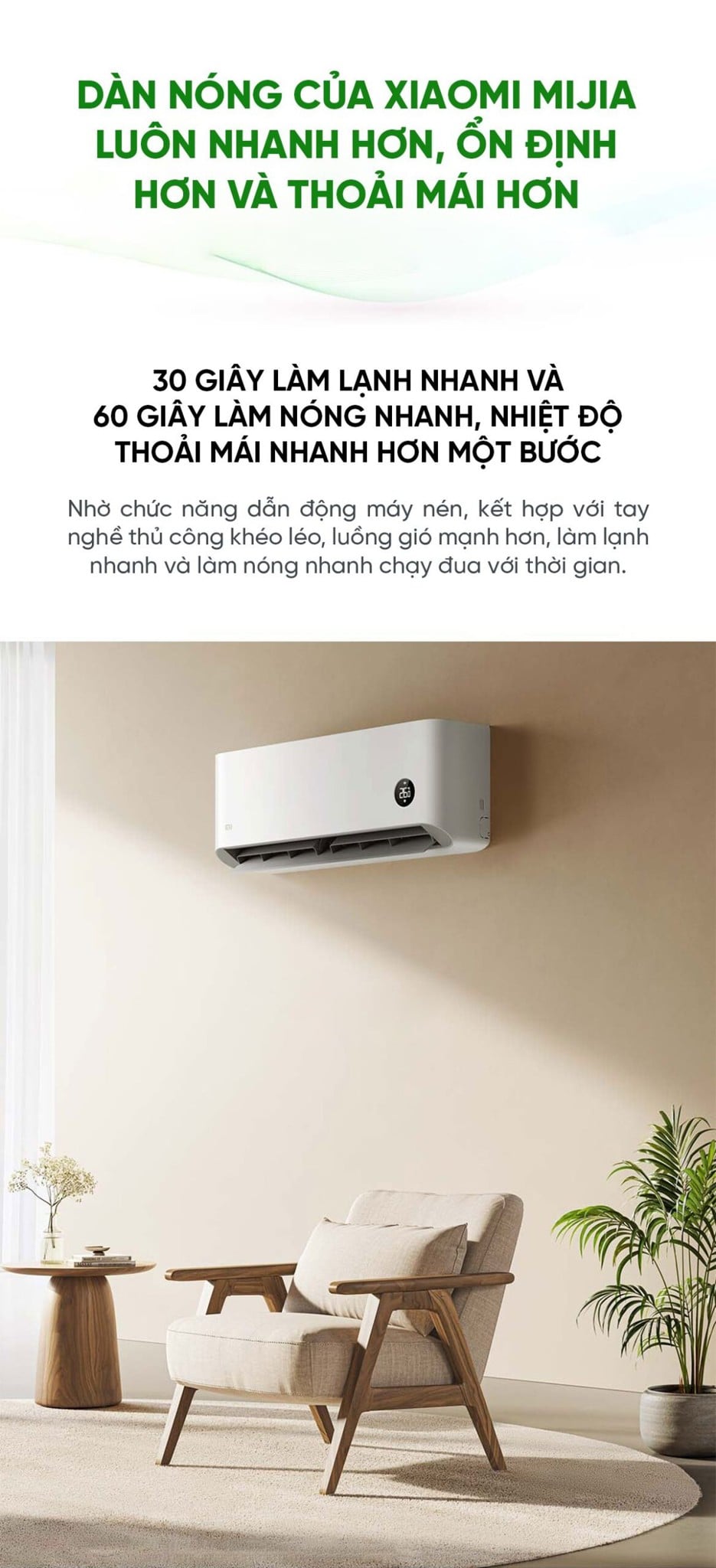 Điều hòa Xiaomi Mijia KFR-35GW/N1A3 1.5HP 2 chiều – ảnh 6