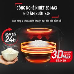 Nồi cơm điện tử Tefal EasyRice Max RK737868 - 1.8L ảnh 3