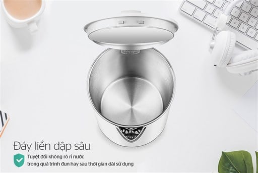 Ấm siêu tốc inox 2 lớp 1.7L Sunhouse Mama SHD1386W – ảnh 6