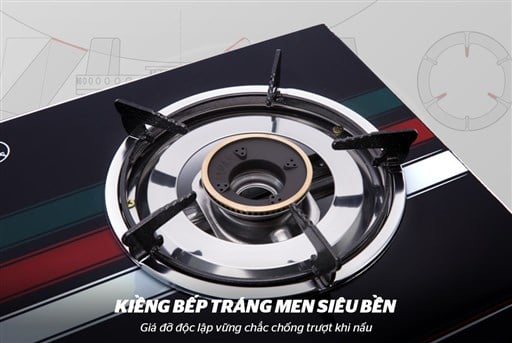 Bếp gas dương kính 2 lò Sunhouse SHB202MT – ảnh 5