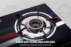 Bếp gas dương kính 2 lò Sunhouse SHB202MT ảnh 5