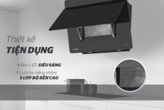 MÁY HÚT MÙI CAO CẤP KÍNH VÁT SUNHOUSE MAMA MMB6818-70 ảnh 8