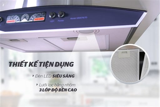 Máy hút mùi kính cong Sunhouse Mama MM6716-70 – ảnh 4