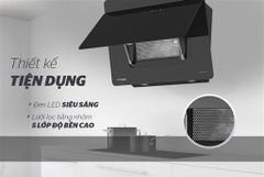 MÁY HÚT MÙI CAO CẤP KÍNH VÁT SUNHOUSE MAMA MMB6818-70 ảnh 4