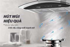 MÁY HÚT MÙI cao cấp KÍNH CONG SUNHOUSE MAMA MMB6682-70 Máy hút mùi kính cong SUNHOUSE MAMA MMB6682-70 ảnh 4
