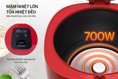 Nồi cơm điện 1.8L Sunhouse Mama SHD8652 đỏ ảnh 4