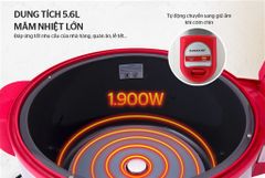 Nồi cơm điện 5.6L Sunhouse SH866 ảnh 4
