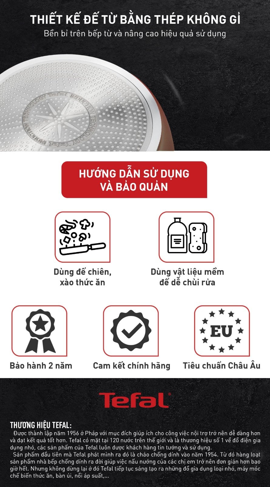 Thiết kế Nồi cán dài/ quánh Tefal Day By Day 18cm Thiết kế Nồi cán dài/ quánh Tefal Day By Day 18cm