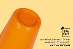 Cốc cách nhiệt 2 lớp biozone 310ML KB-CU310PO màu cam ảnh 3