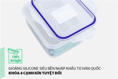 Bộ 6 hộp bảo quản thực phẩm ngăn mát biozone basic KB-CO6P01 ảnh 3