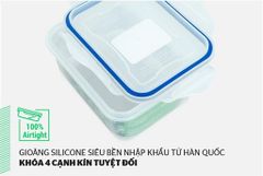 Bộ 4 hộp bảo quản thực phẩm ngăn mát biozone mini set KB-CO4P01 ảnh 3