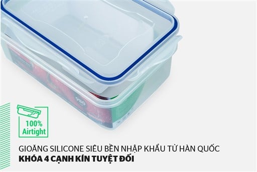 Bộ 3 hộp bảo quản thực phẩm ngăn mát biozone tiện lợi KB-CO3P02 – ảnh 3