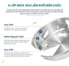 Chảo inox đa lớp Sunhouse IN20M6E ảnh 7