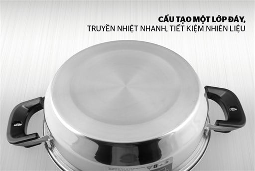 Nồi lẩu inox 1 đáy Sunhouse SHL26 – ảnh 4