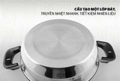 Nồi lẩu inox 1 đáy Sunhouse SHL26 ảnh 4