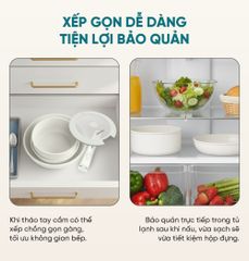 Bộ nồi chảo cán rời chống dính 3 món Sunhouse trendy SHG509M ảnh 8