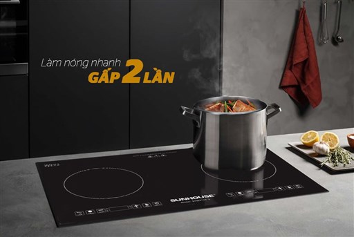 BẾP đôi ĐIỆN từ SUNHOUSE SHB9108-S – ảnh 4