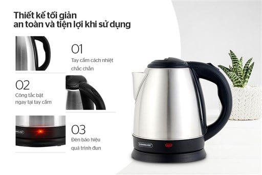 Ấm siêu tốc 1.5 l Sunhouse SHD1057 – ảnh 4