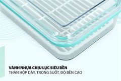 Hộp bảo quản thực phẩm ngăn đông biozone 600ML KB-FR600S ảnh 3