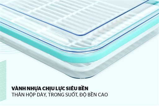 Hộp bảo quản thực phẩm ngăn đông biozone 1800ML KB-FR1800S – ảnh 3