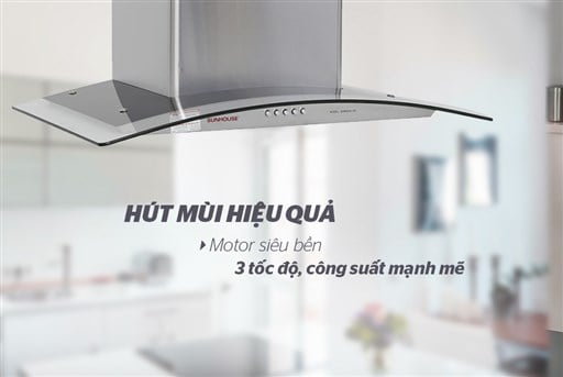 Máy hút mùi kính cong Sunhouse SHB6629-70C – ảnh 5