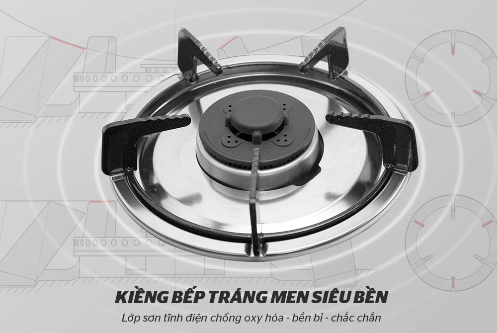 Bếp gas âm kính Sunhouse SHB501MT – ảnh 8