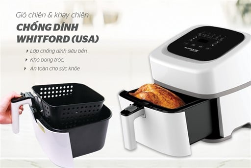 Nồi chiên không dầu 4.5L Sunhouse Mama SHD4086W – ảnh 5