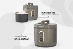 Nồi cơm điện 1.8L Sunhouse SHD8631 ảnh 3