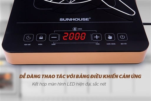 Bếp hồng ngoại cảm ứng Sunhouse SHD6015 – ảnh 4