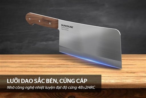 Dao chặt xương thép nguyên khối Sunhouse KS-KN200CS – ảnh 3