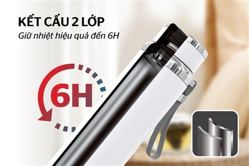Bình giữ nhiệt flexi 720 ml Sunhouse KS-TU720FW – ảnh 3