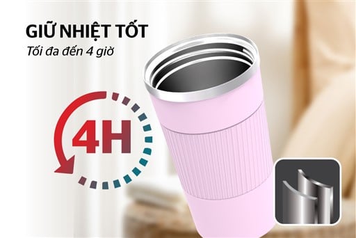 Cốc giữ nhiệt snappy 500 ml Sunhouse KS-TU500SP – ảnh 3