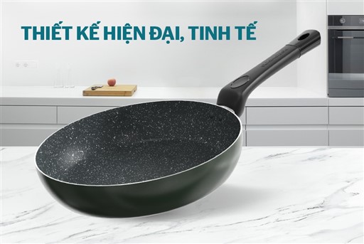 Chảo chống dính vân đá đáy từ Sunhouse SH24G – ảnh 5