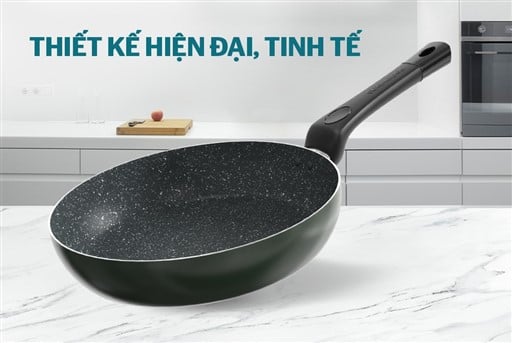 Chảo chống dính vân đá đáy từ Sunhouse SH26G – ảnh 4