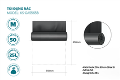 Túi đựng rác phân hủy sinh học Sunhouse KS-GA5565B ảnh 2