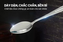 Bộ 2 thìa muỗng trẻ em 140 inox Sunhouse KS-S2PO140I ảnh 3