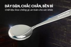 Bộ 2 thìa muỗng đa năng 175 inox Sunhouse KS-S2PO175I ảnh 4
